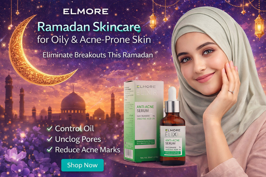 Ramadan skincare routine for oily and breakout-prone skin