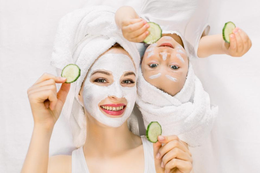 Simple and gentle skincare routine for busy new moms