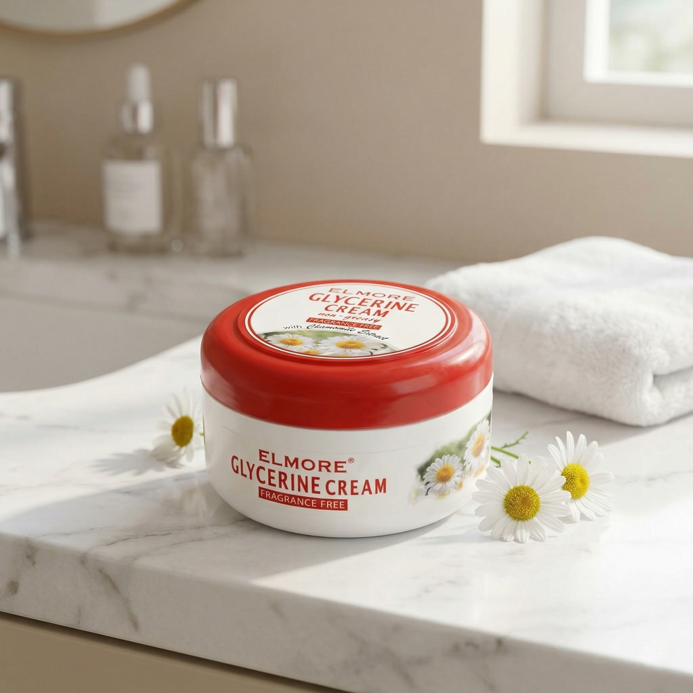 Elmore Glycerine Fragrance-Free Cream for dry sensitive skin