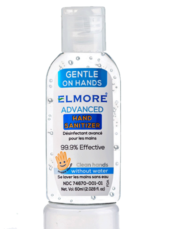 Elmore 60ML Advanced Hand Sanitizer Refreshing Gel