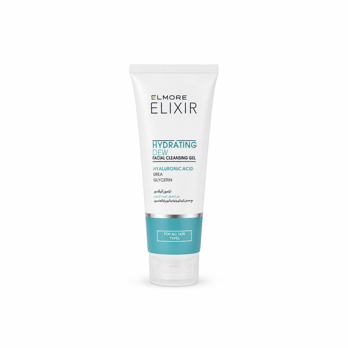 Elmore Elixir Hydrating Dew Facial Cleansing Gel 125ml with hyaluronic acid