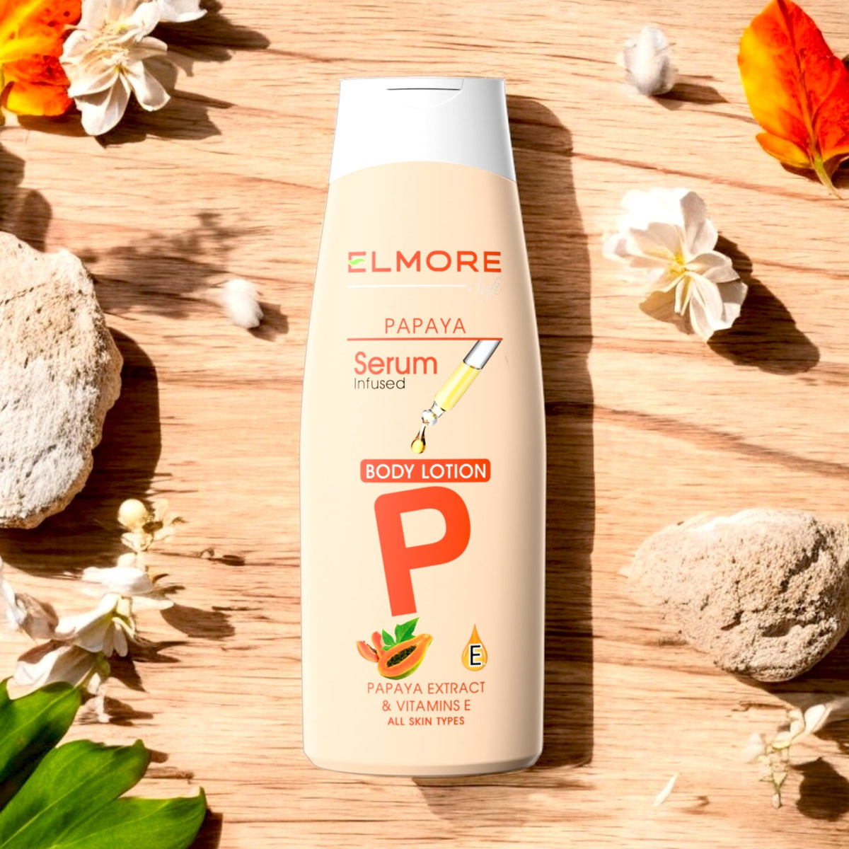 Elmore Papaya Skin Whitening Body Lotion – Body lotion by Elmore – product view 2