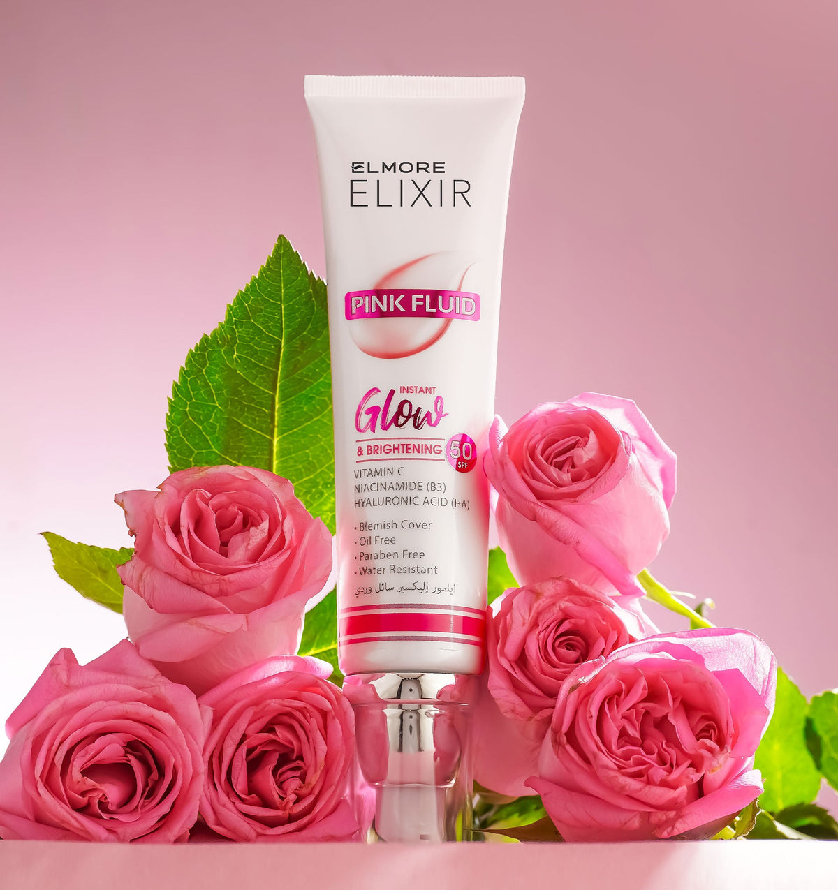 Elmore Elixir Pink Fluid 100ML skincare product