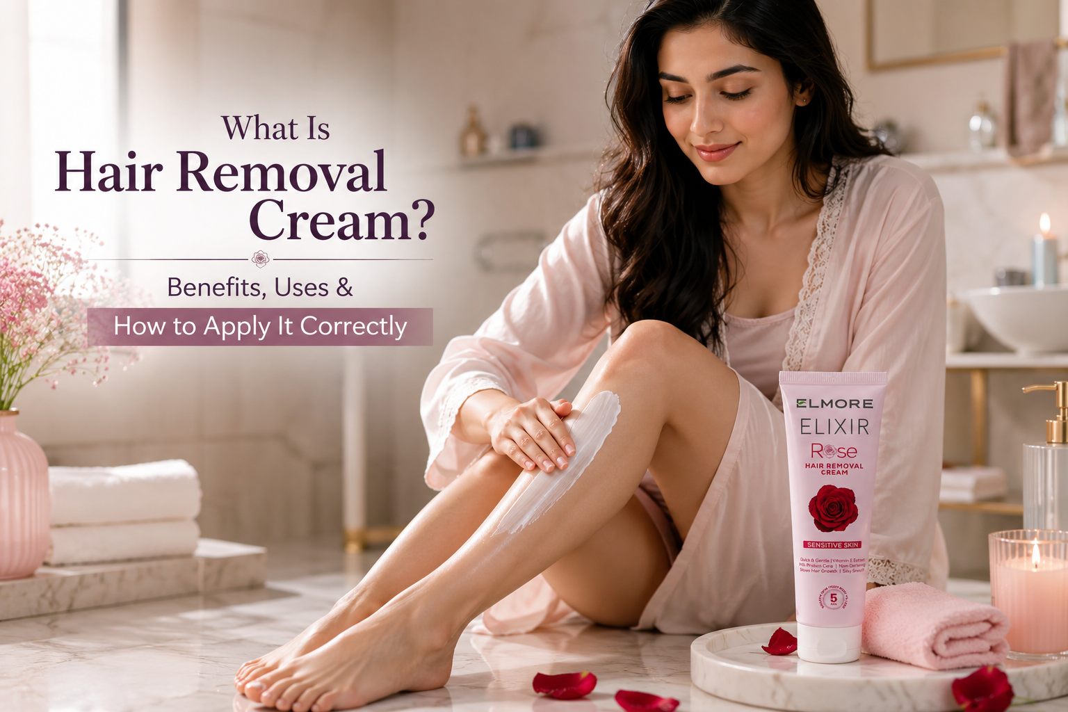 Elmore Hair Removal Cream for smooth skin at home in Pakistan