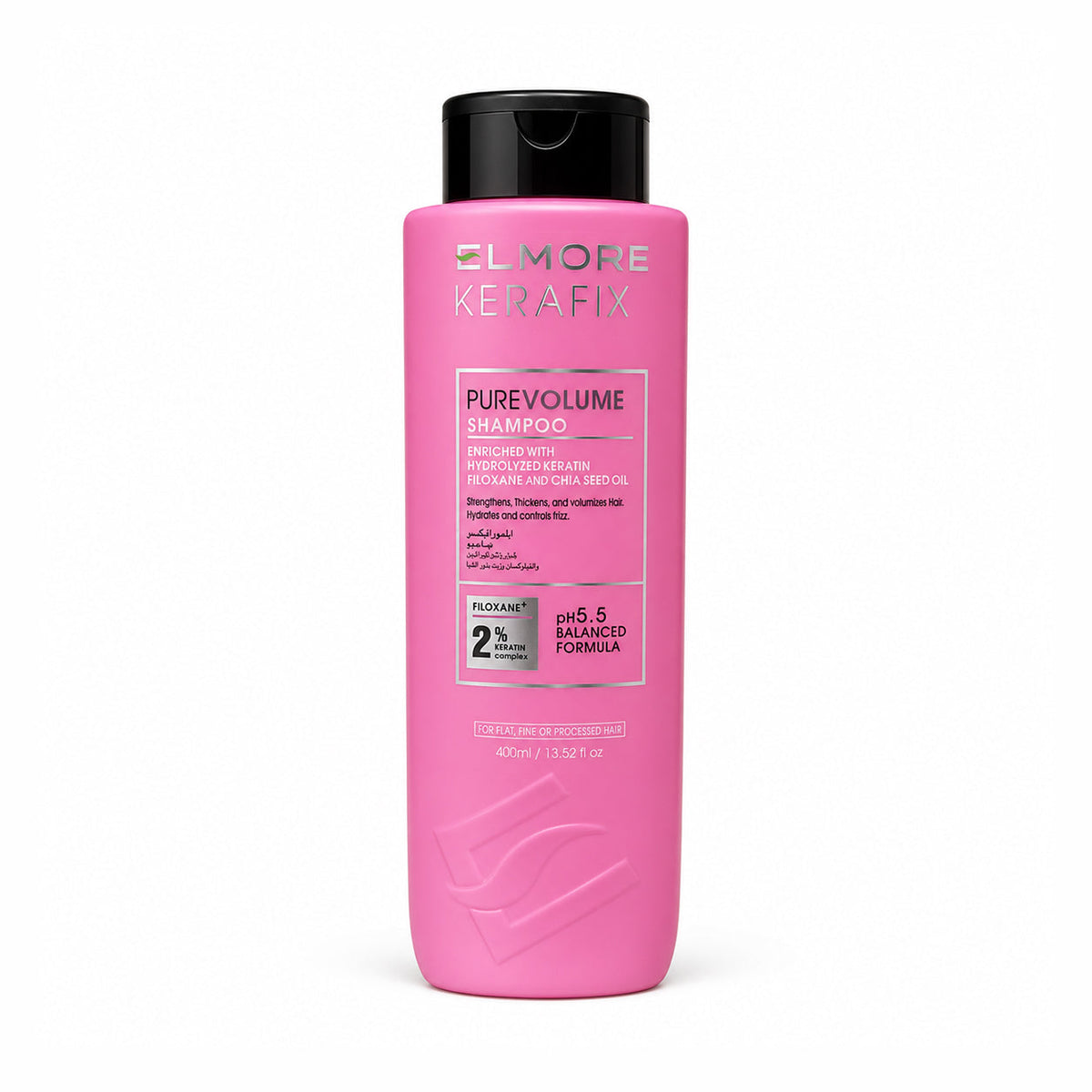 Elmore Kerafix shampoo collection for hair wash routines in Pakistan