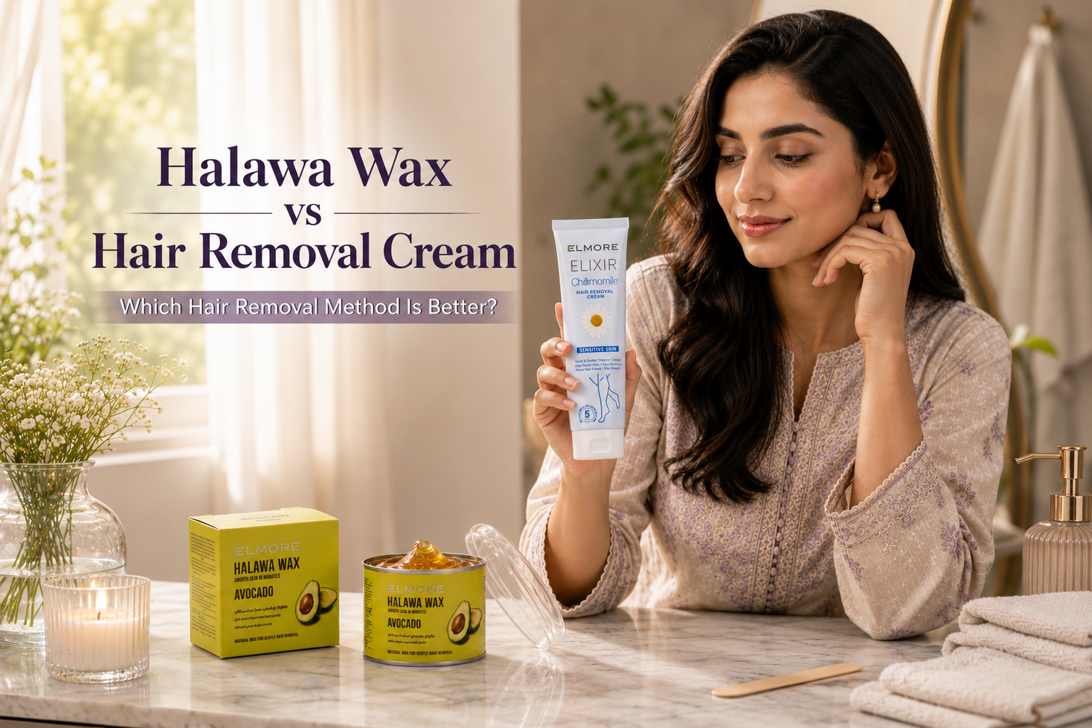 Halawa Wax vs Hair Removal Cream: Which Hair Removal Method Is Better?