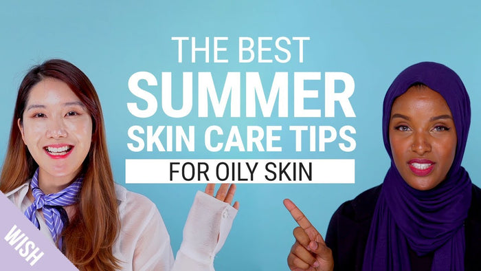 Balanced summer skincare routine for oily skin and excess shine