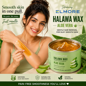 Elmore Halawa Wax Aloe Vera 225gm product view 2
