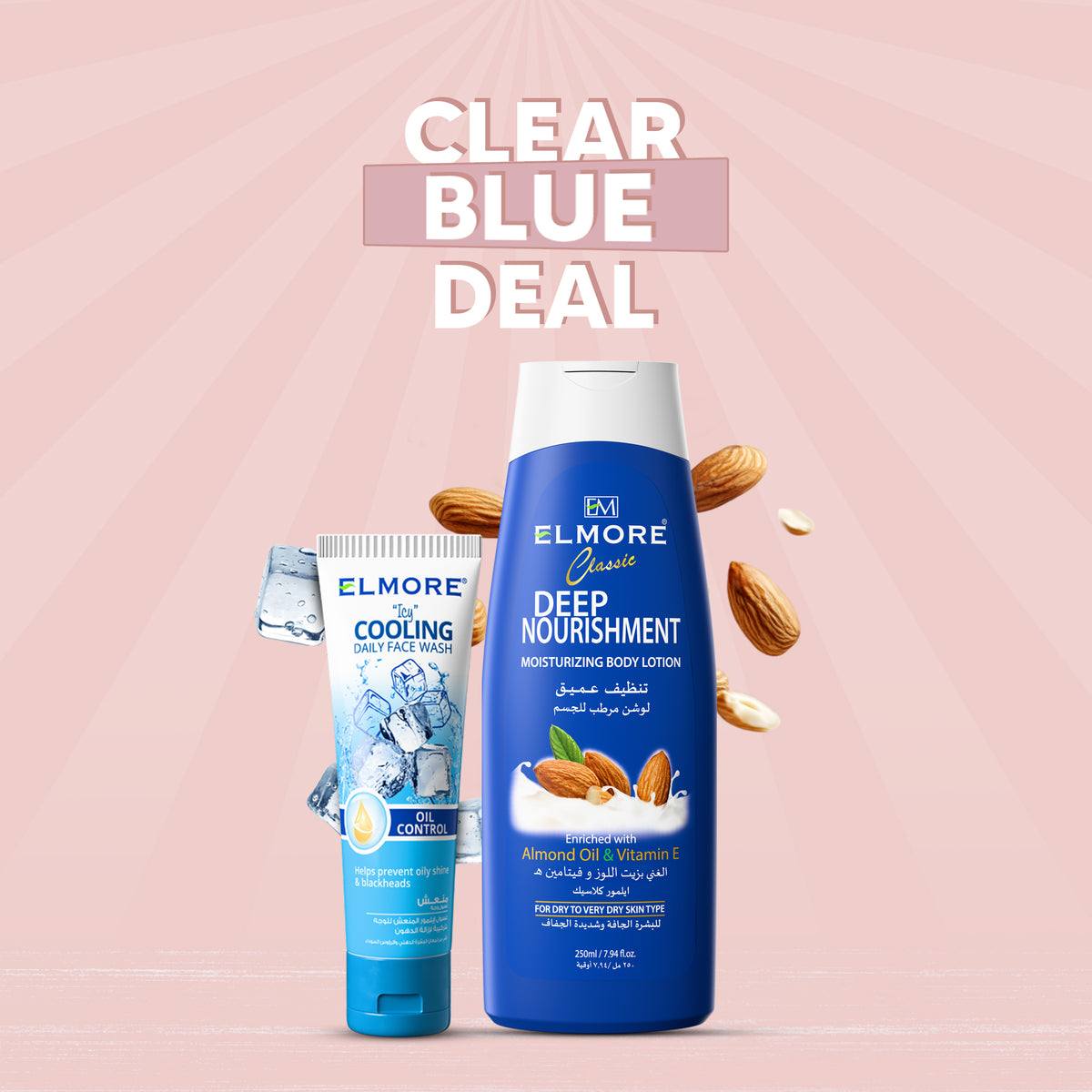 Elmore Clear Blue Bundle – Beauty bundle by Elmore