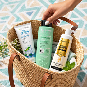 Elmore Color & Glow Trio hair growth, hair color and oil control kit