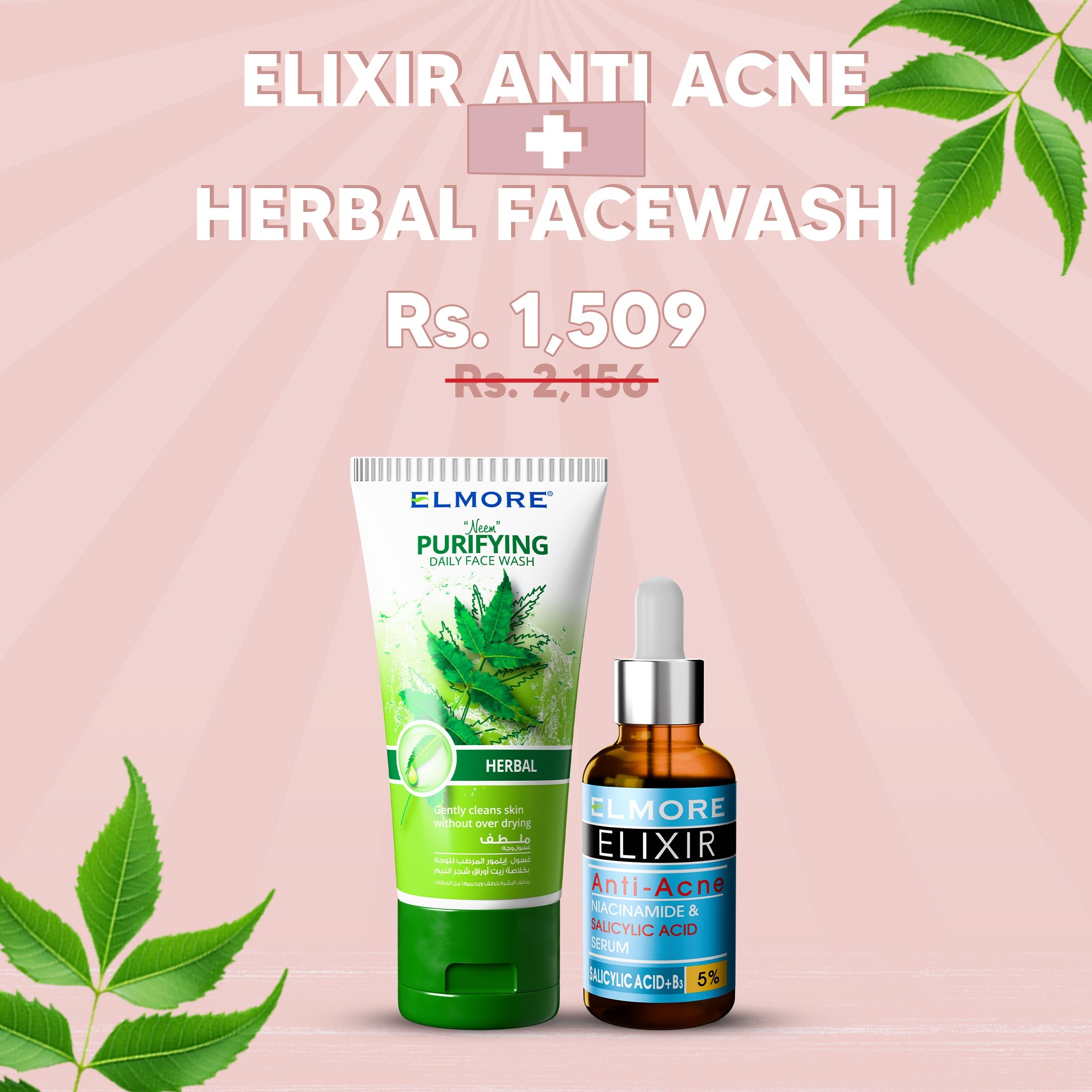 Elixir Anti Acne + Herbal Facewash