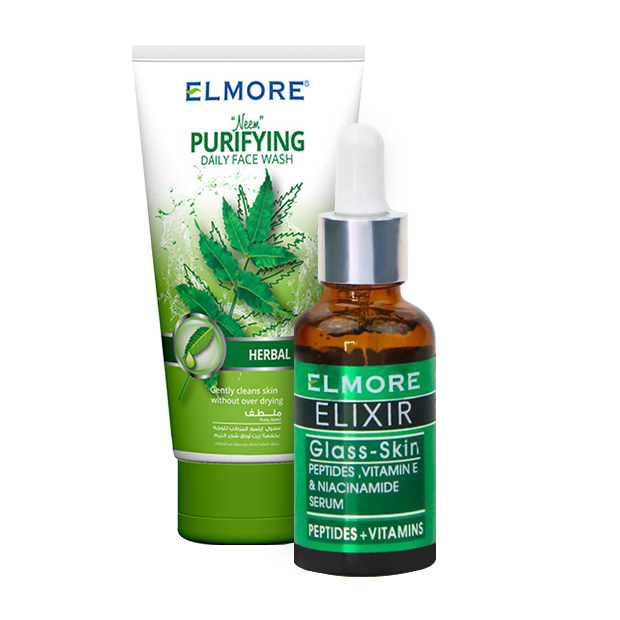 Ellmore Elixir Peptide Serum + Herbal Facewash