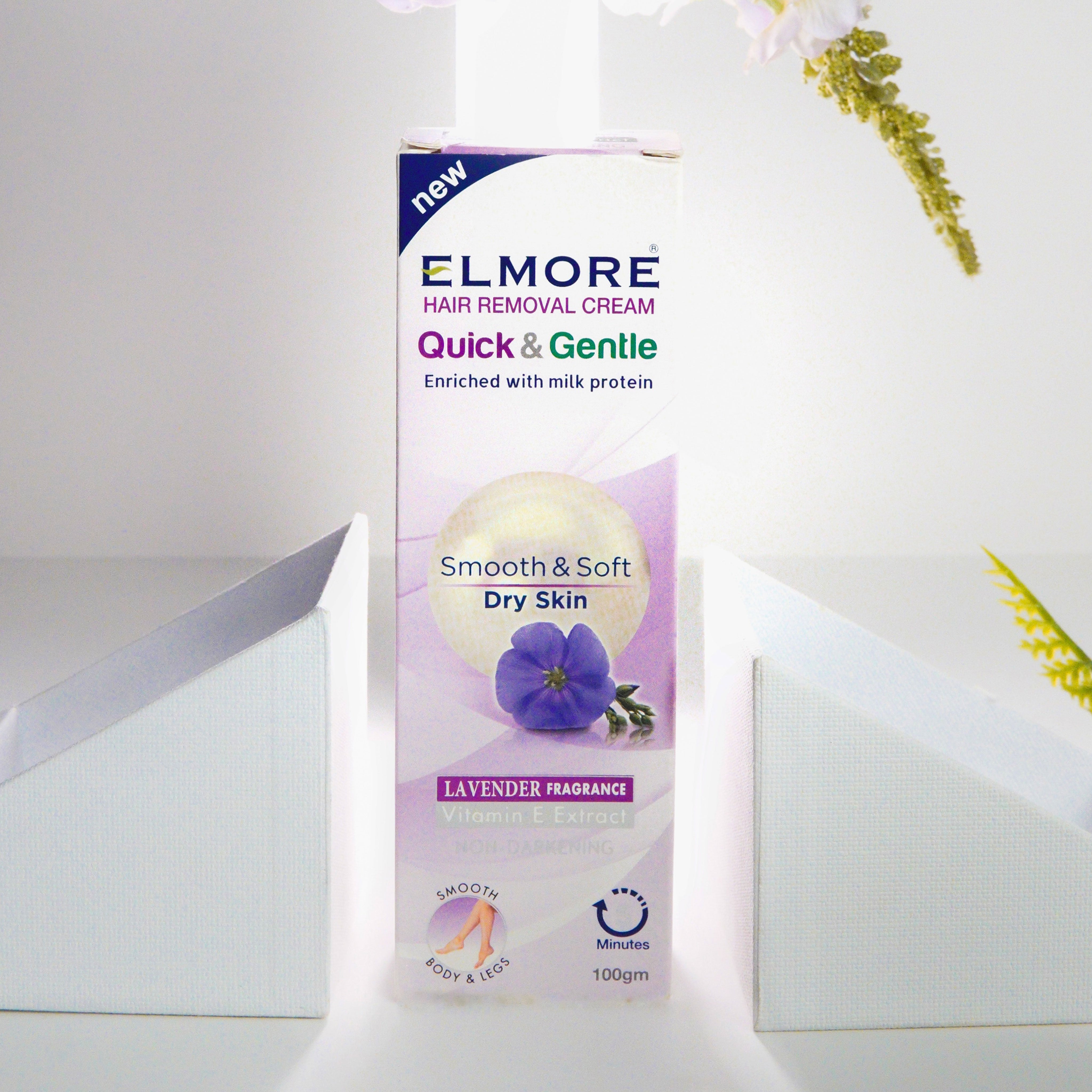 Elmore Hair Removal Cream Lavender Fragrance