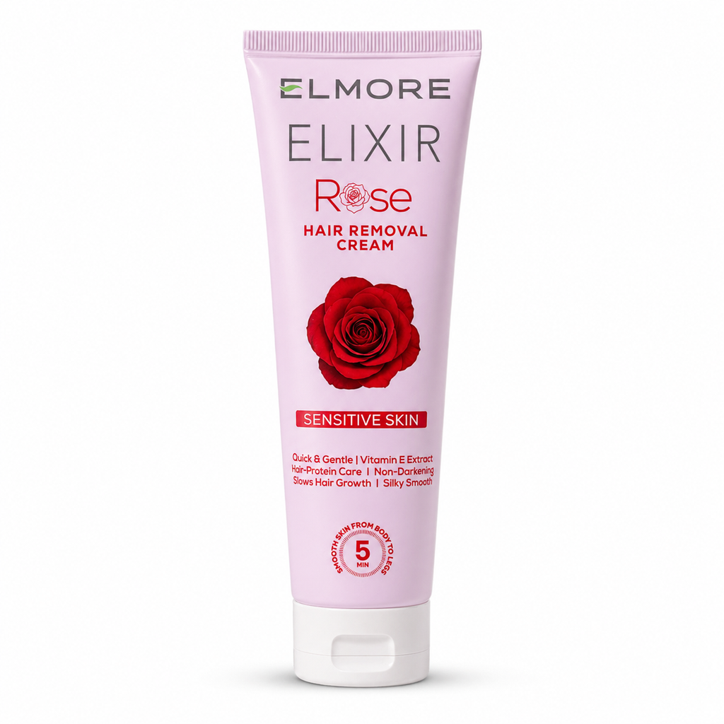 Elixir Rose Hair Removal Cream - 100ML – Hair removal cream by Elmore – product view 4