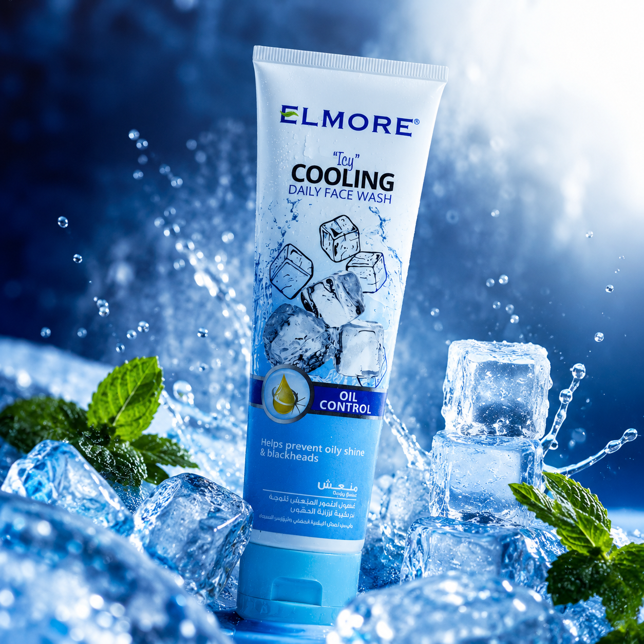 Elmore Oil Control Cooling Daily Face Wash