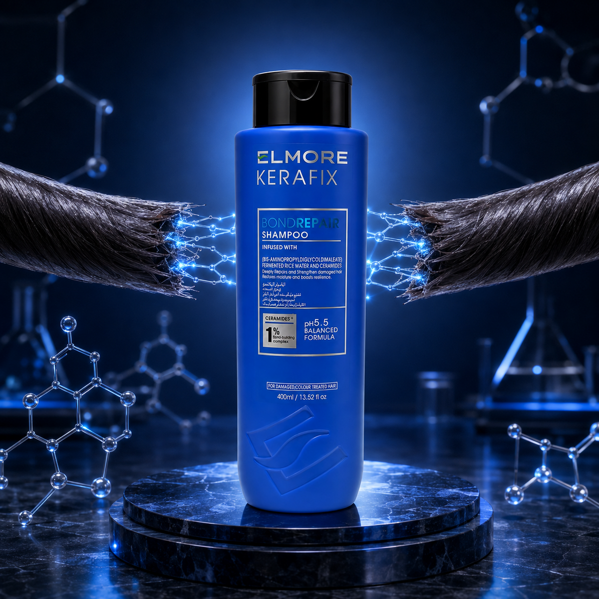 Elmore Kerafix Bond Repair Shampoo - 400 ML product image