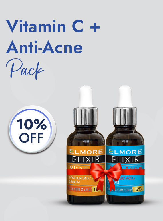 Elmore Vitamin C + Anti-Acne Bundle