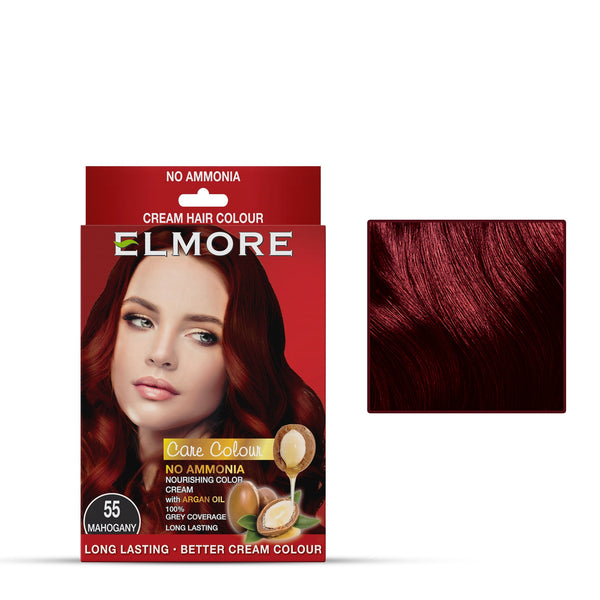 🎁 Elmore Cream Hair Color 55 Mahogany (100% off)