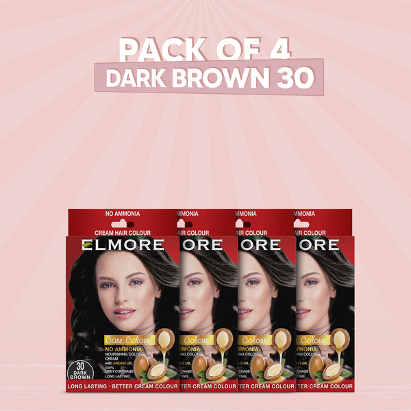 🎁 Pack of 4 Hair Color Dark Brown 30 (100% off)