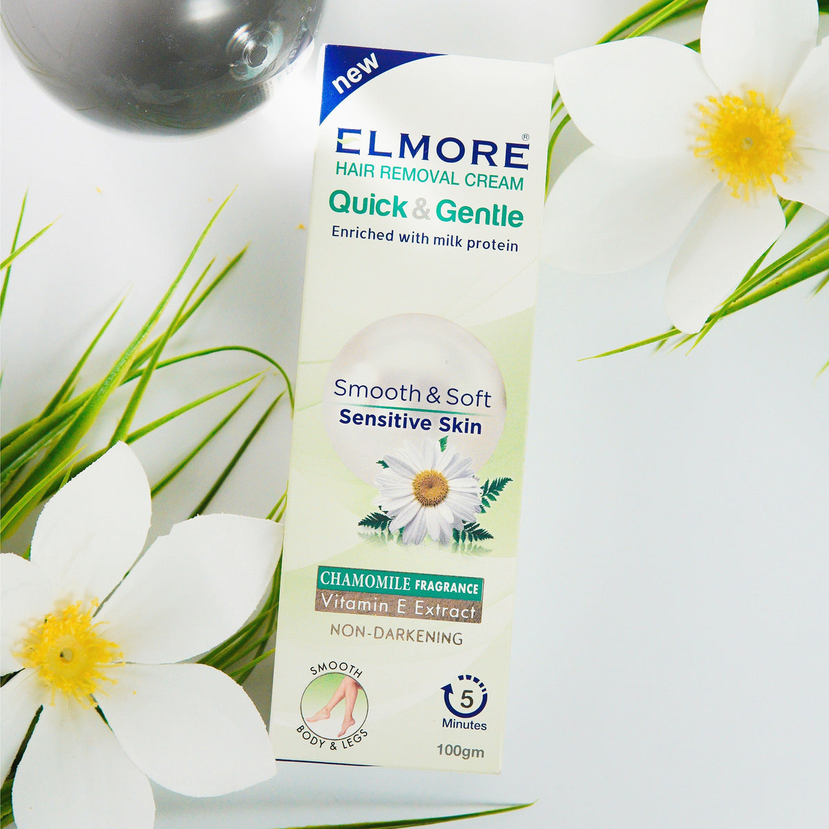 Elmore Hair Removal Cream Chamomile Fragrance – Hair removal cream by Elmore