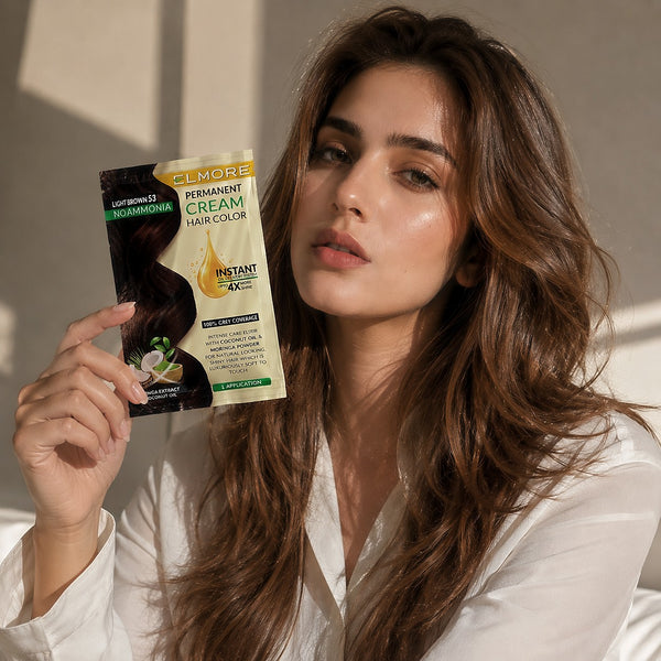 Elmore Advanced Cream Hair Color 53 Light Brown
