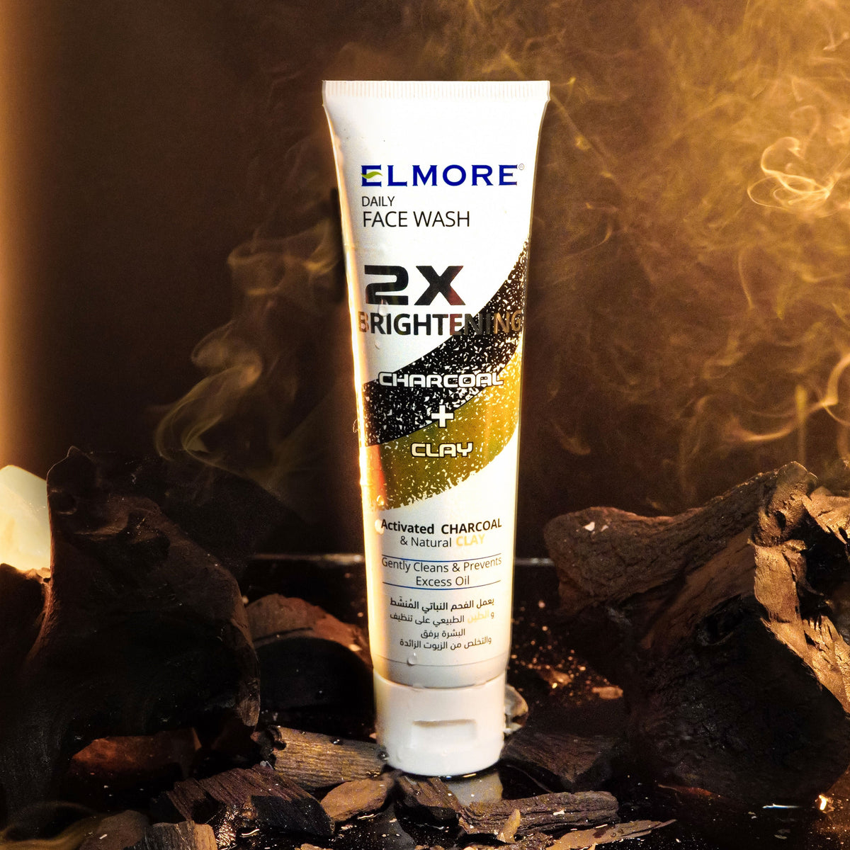 Elmore Charcoal + Clay 2X Whitening Daily Face Wash – Face wash by Elmore – product view 7
