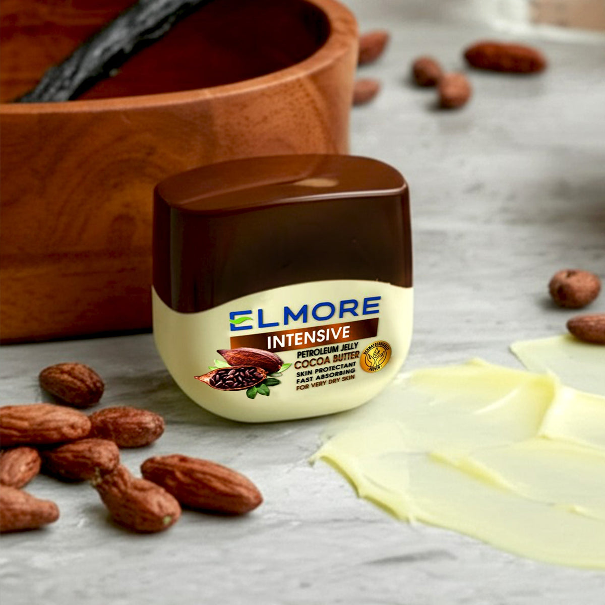 Elmore Petroleum Jelly Intensive Cocoa Butter – Petroleum jelly by Elmore