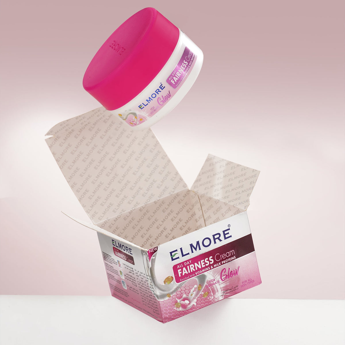 Elmore Fairness Cream Jar – Skin cream by Elmore – product view 2
