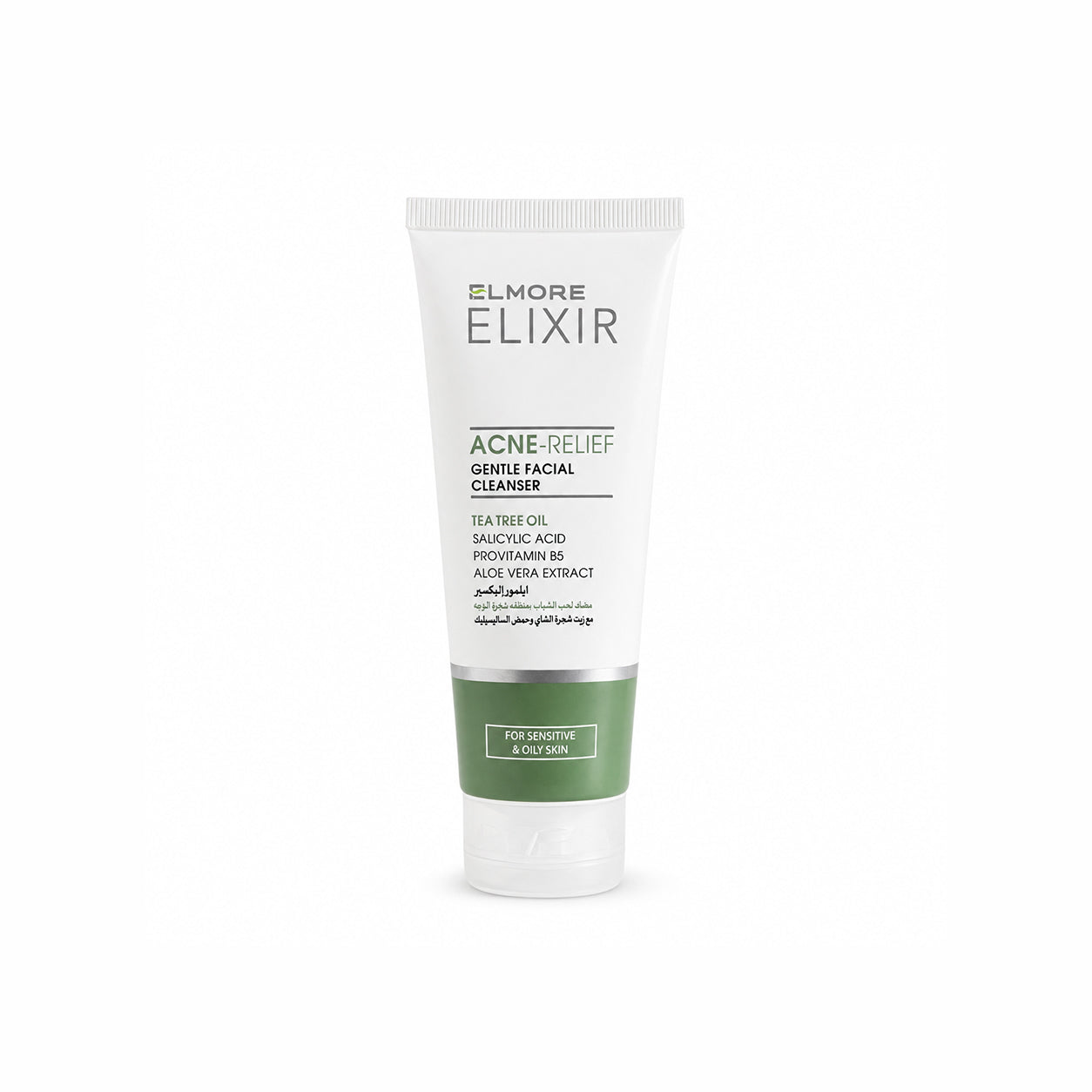 Elmore Elixir Acne-Relief Gentle Facial Cleanser 150ml for sensitive and oily skin
