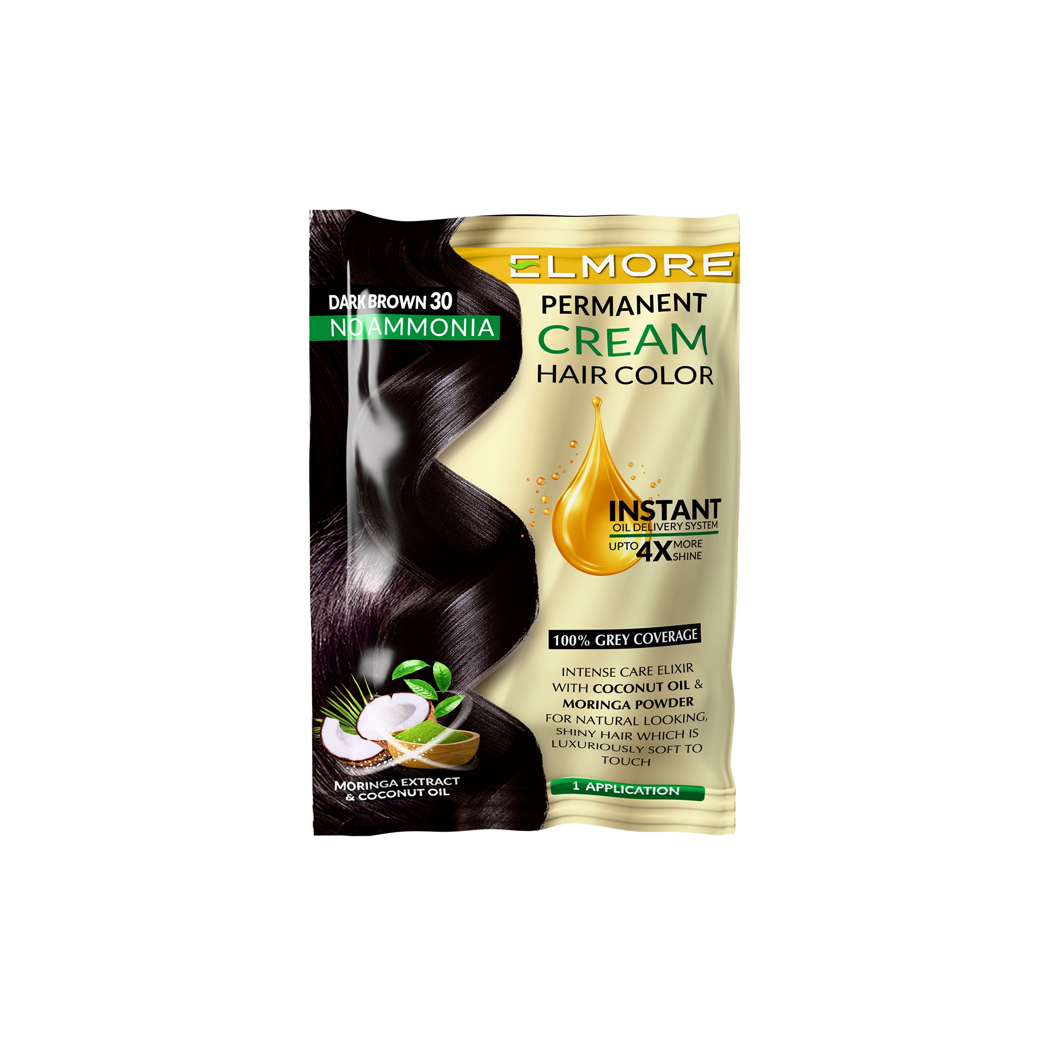 Top Hair Color in Pakistan – Elmore Dark Brown Cream Hair Dye for Long-Lasting Results