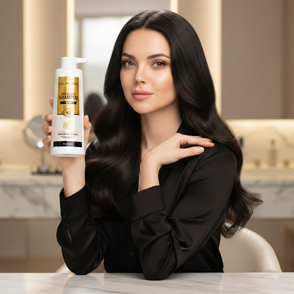 Elmore Hair Coloring Shampoo – Black 200ml