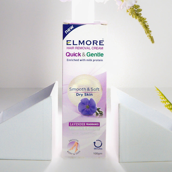Elmore Hair Removal Cream Lavender Fragrance – Hair removal cream by Elmore