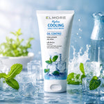 Elmore Hydra Cooling Daily Face Wash in a refreshing mint and ice setting