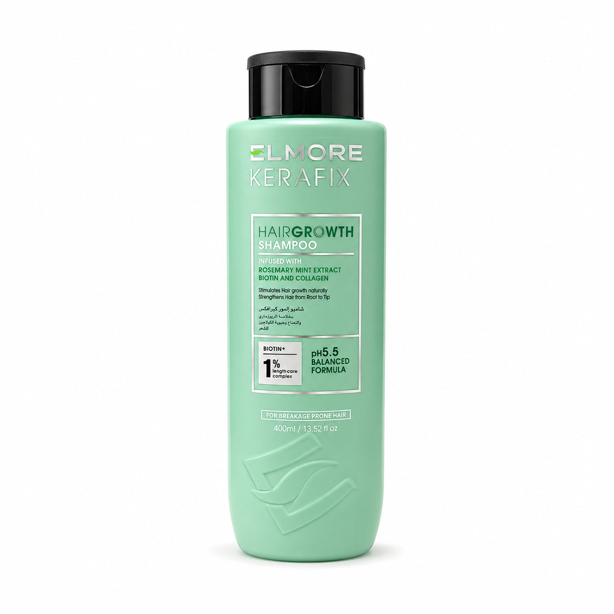 Elmore Kerafix Hair Growth Shampoo 400ml with rosemary mint extract