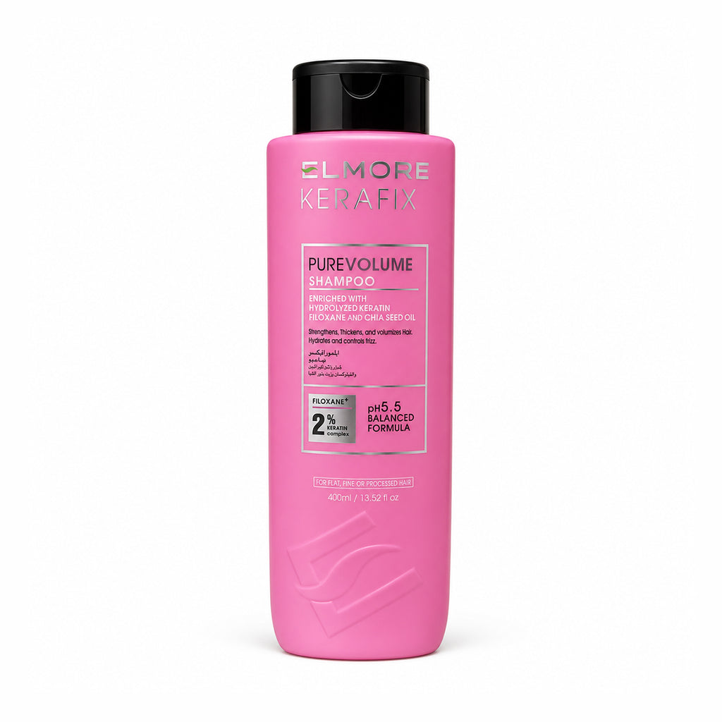 Elmore Kerafix Pure Volume Shampoo 400ml for flat, fine and processed hair
