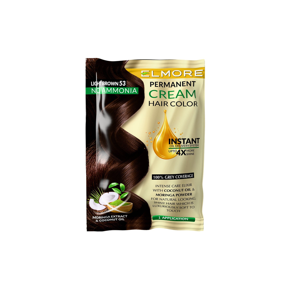 Top Light Brown Hair Color in Pakistan – Elmore Advanced Cream Hair Dye for Smooth, Vibrant Finish
