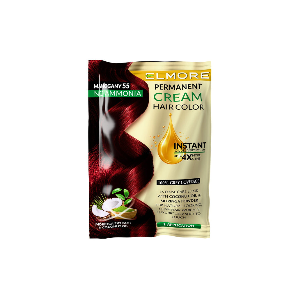 Elmore Advanced Cream Hair Color 55 Mahogany – Hair color by Elmore – product view 3
