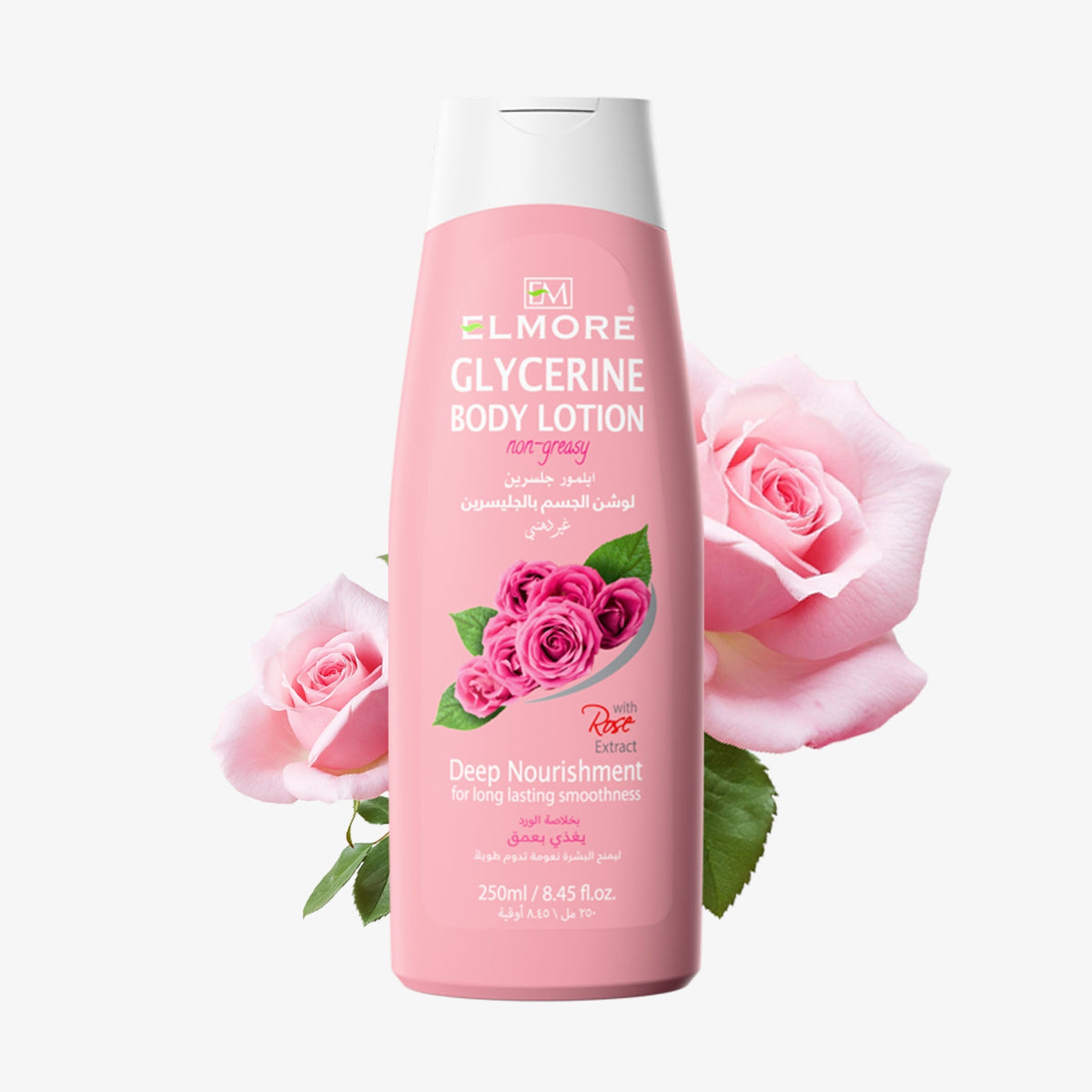 Elmore Rose Glycerine Body Lotion – Body lotion by Elmore – product view 3