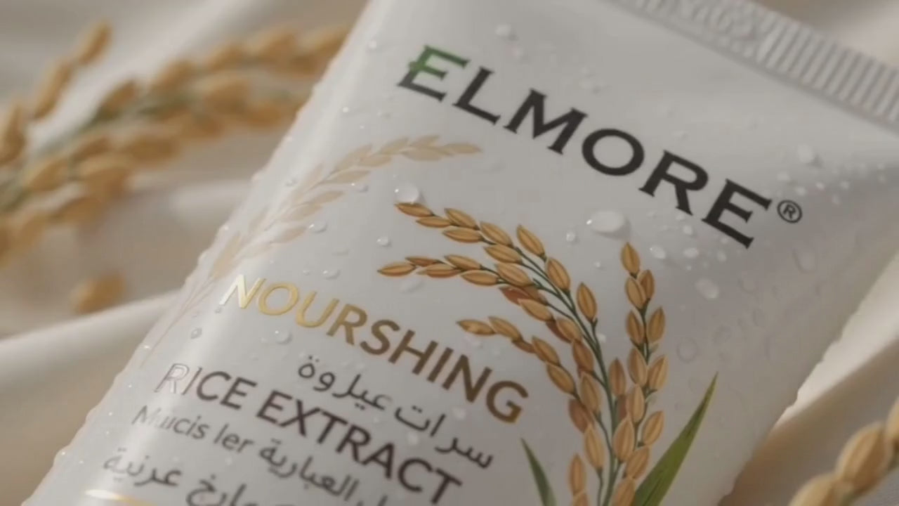 Elmore Rice Facewash Product Showcase Top Skin Care Brand In Pakistan